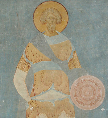 Св. великомуч. Артемий Антиохийский. Фреска Дионисия